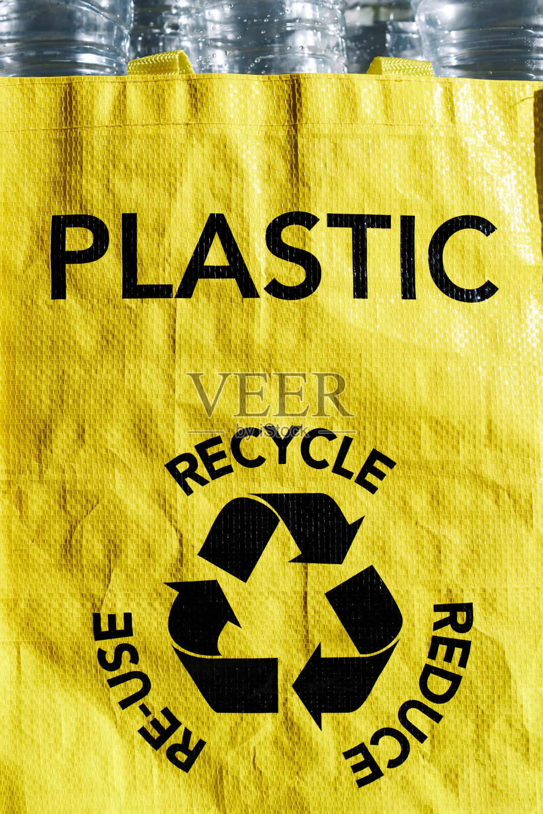 用于收集分类垃圾回收的袋子照片摄影图片