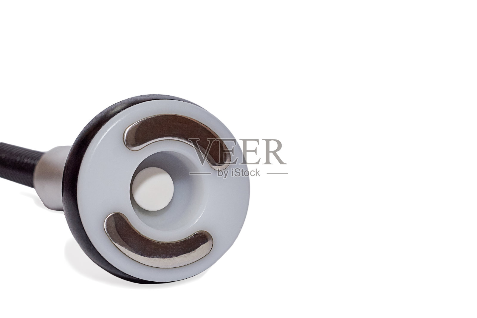 美容程序的喷嘴隔离在白色背景上照片摄影图片