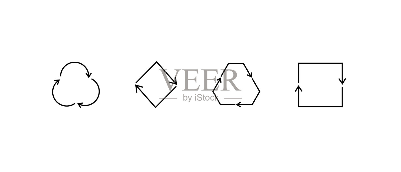 回收标志插画图片素材