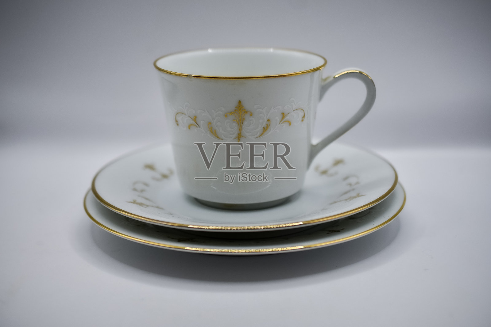 紫竹金纹杯碟照片摄影图片