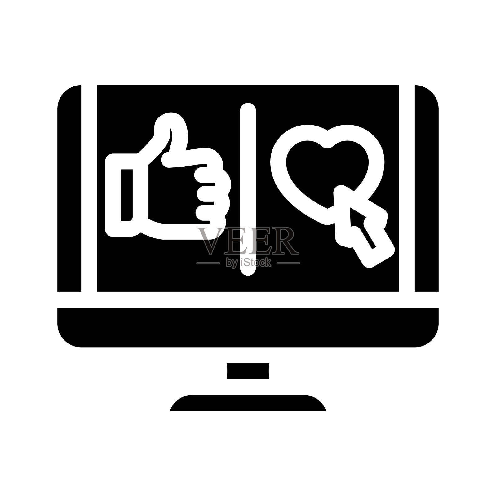 微交互ux UI设计符号图标矢量插图插画图片素材