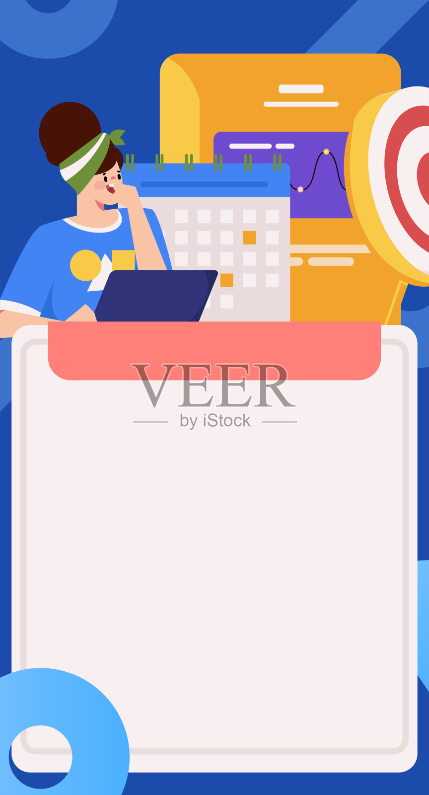 营销策划企业人物平面矢量概念操作手绘插图插画图片素材