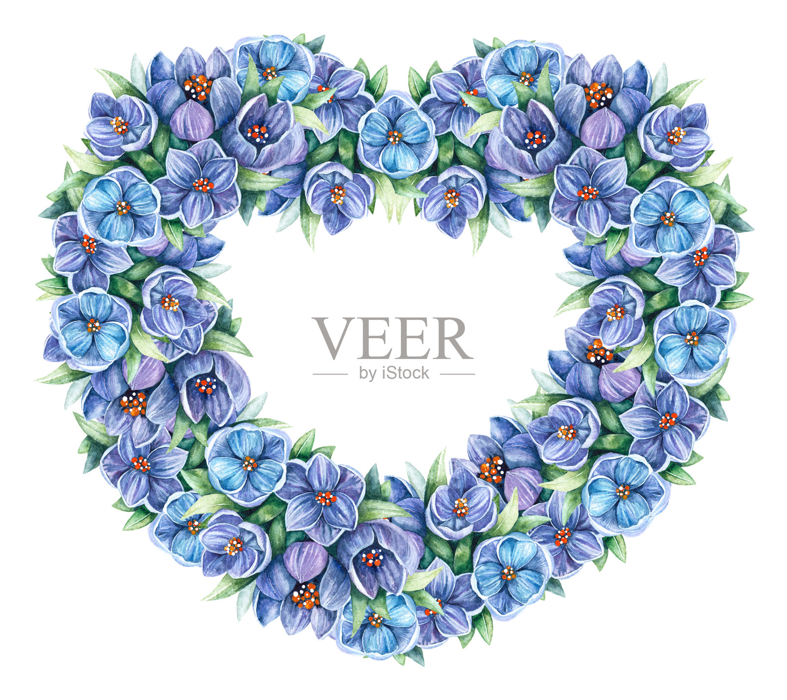 花环插画图片素材