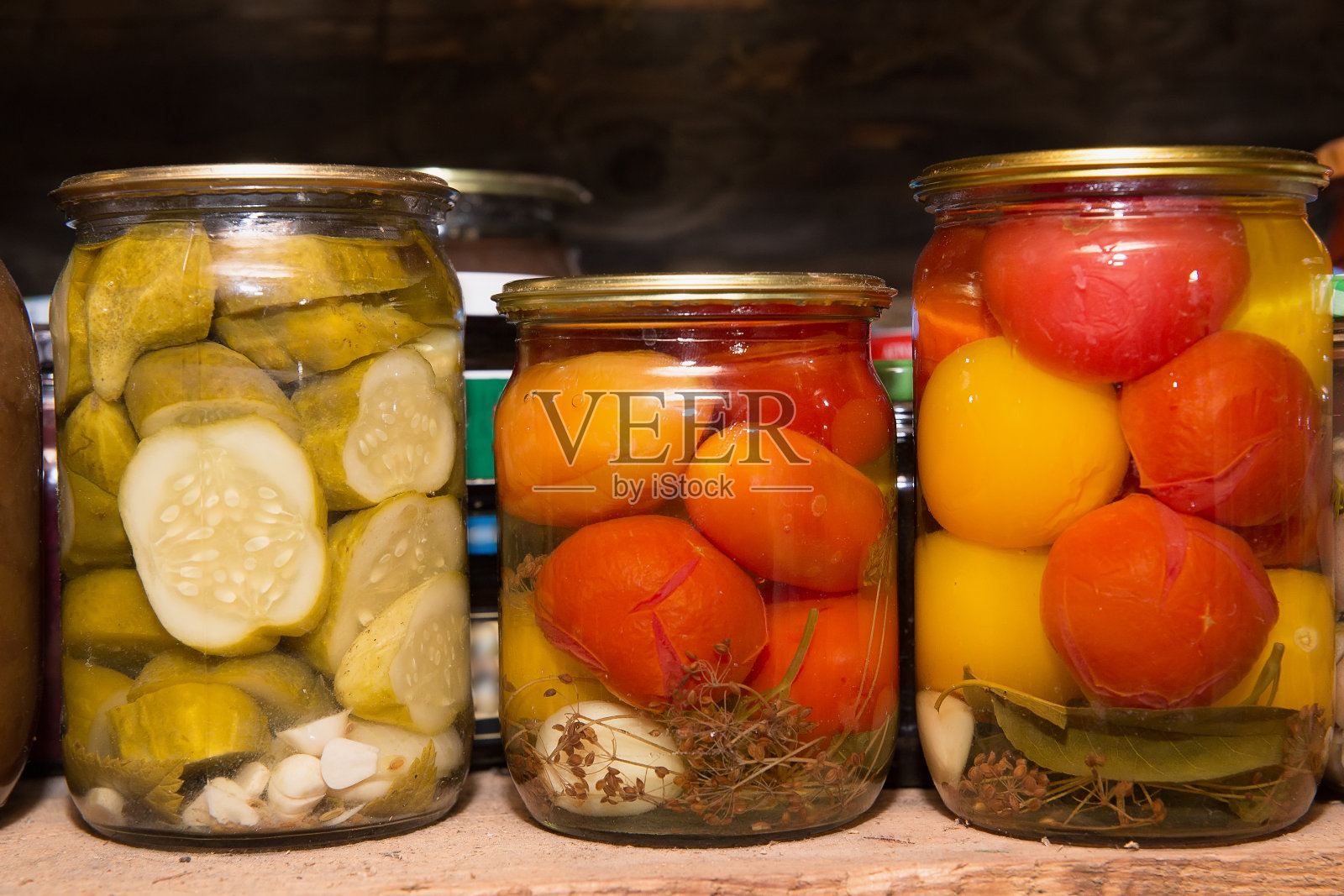 蔬菜罐头照片摄影图片