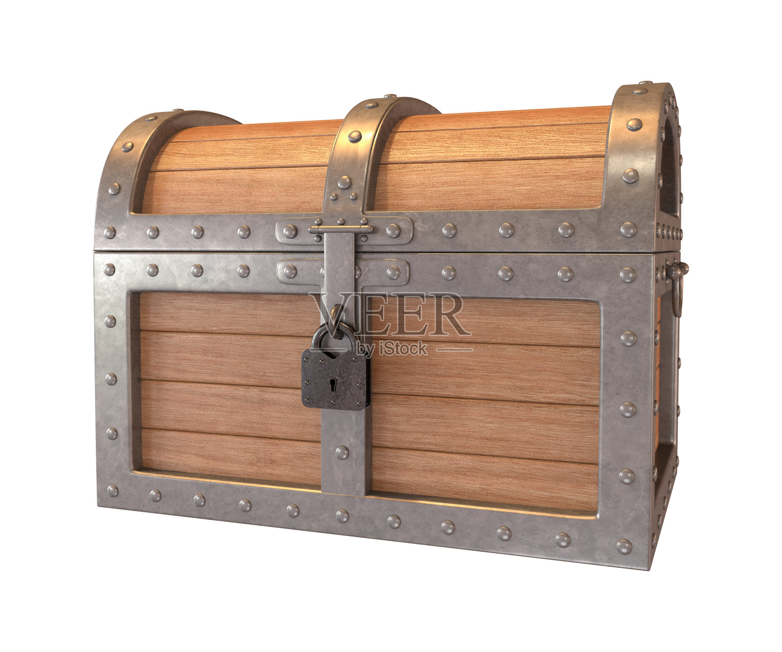 旧的木制箱子,3d渲染照片摄影图片