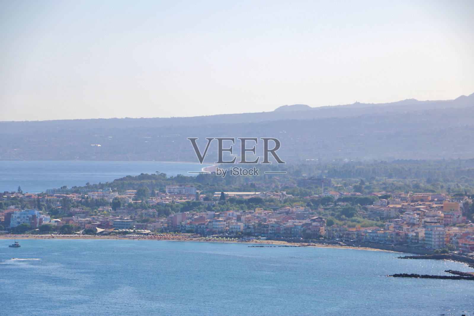 陶尔米纳海岸景观照片摄影图片