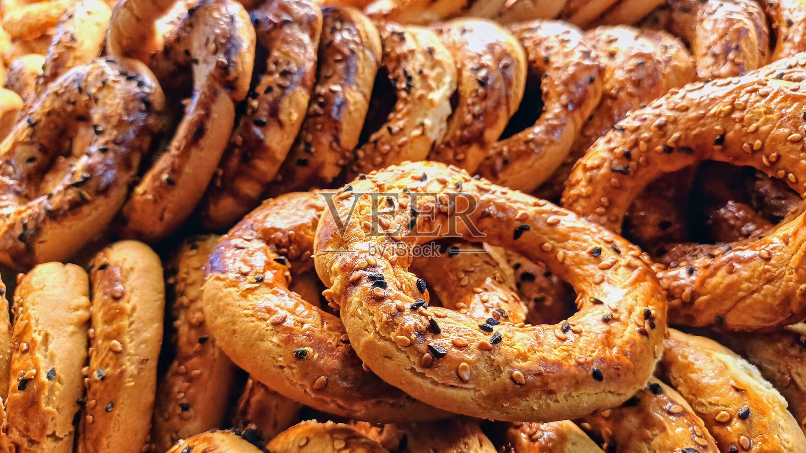 Bagel, kandil simidi照片摄影图片