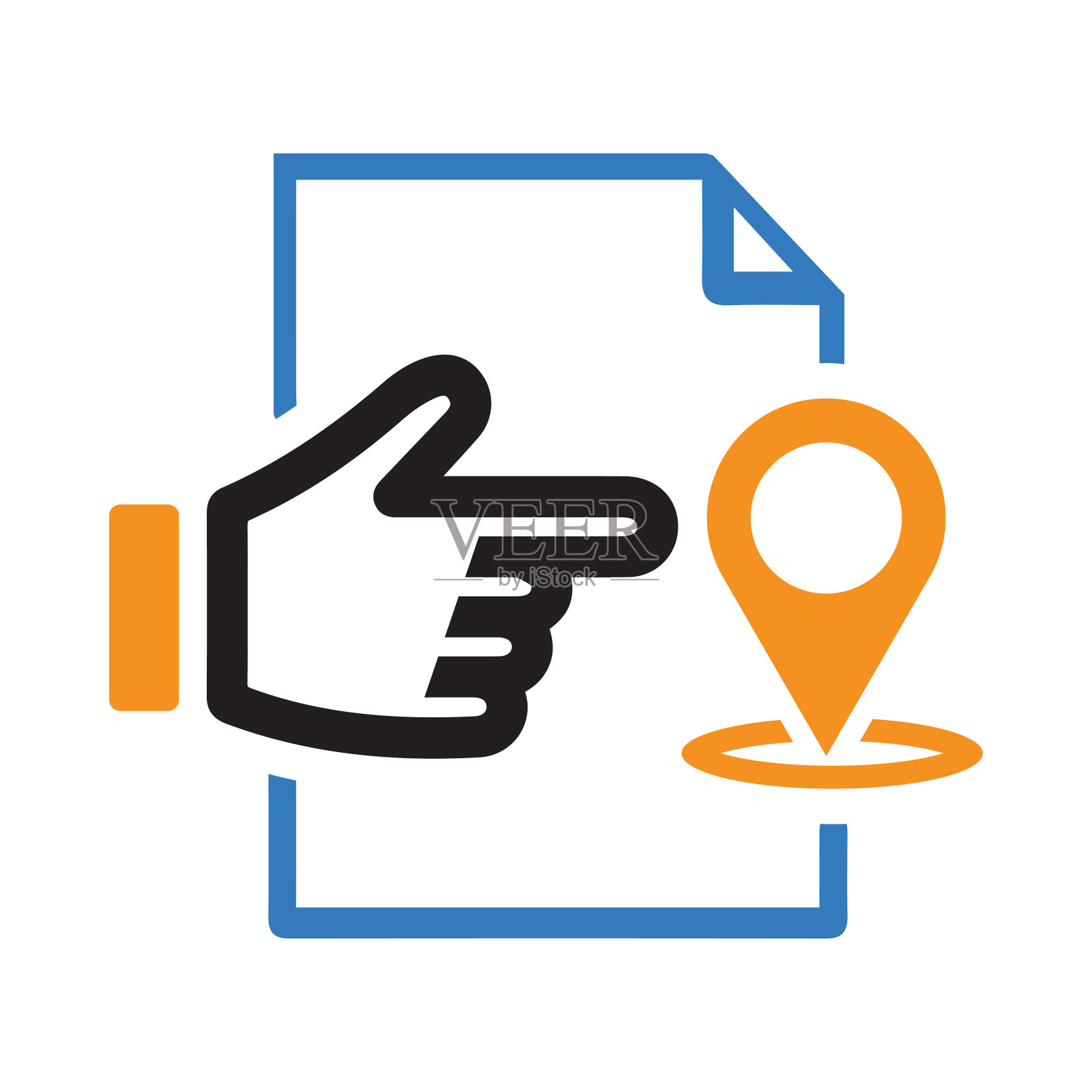 位置,位置针,目标,手,笔记,目标位置图标插画图片素材