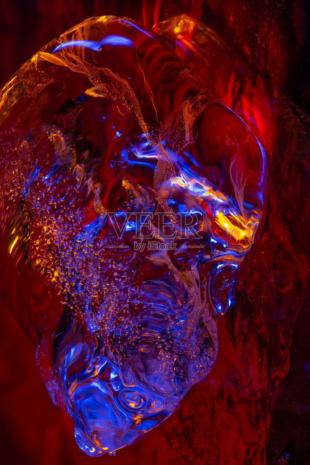 宏观空间冰星系照片摄影图片