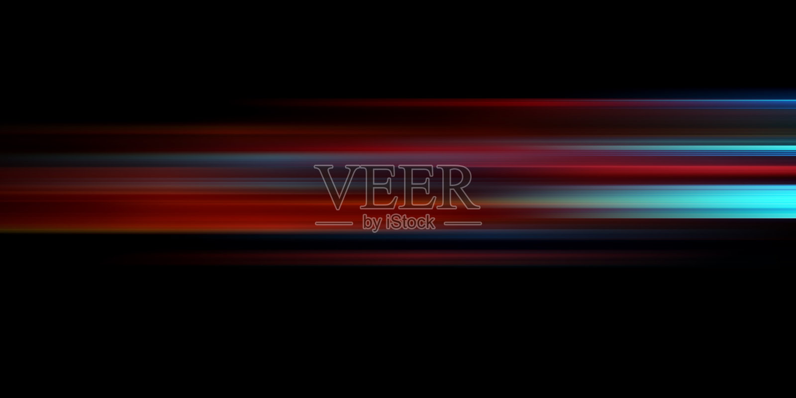 光线和条纹在黑暗的背景上快速移动照片摄影图片