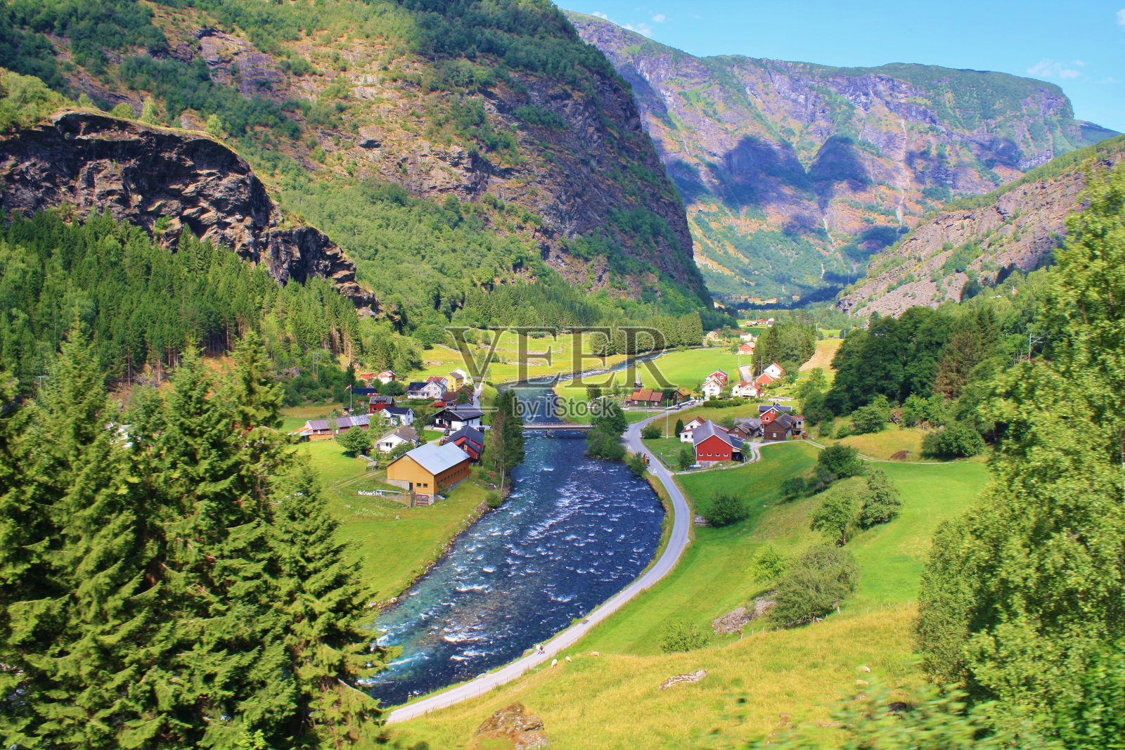 挪威弗洛姆的风景照片摄影图片
