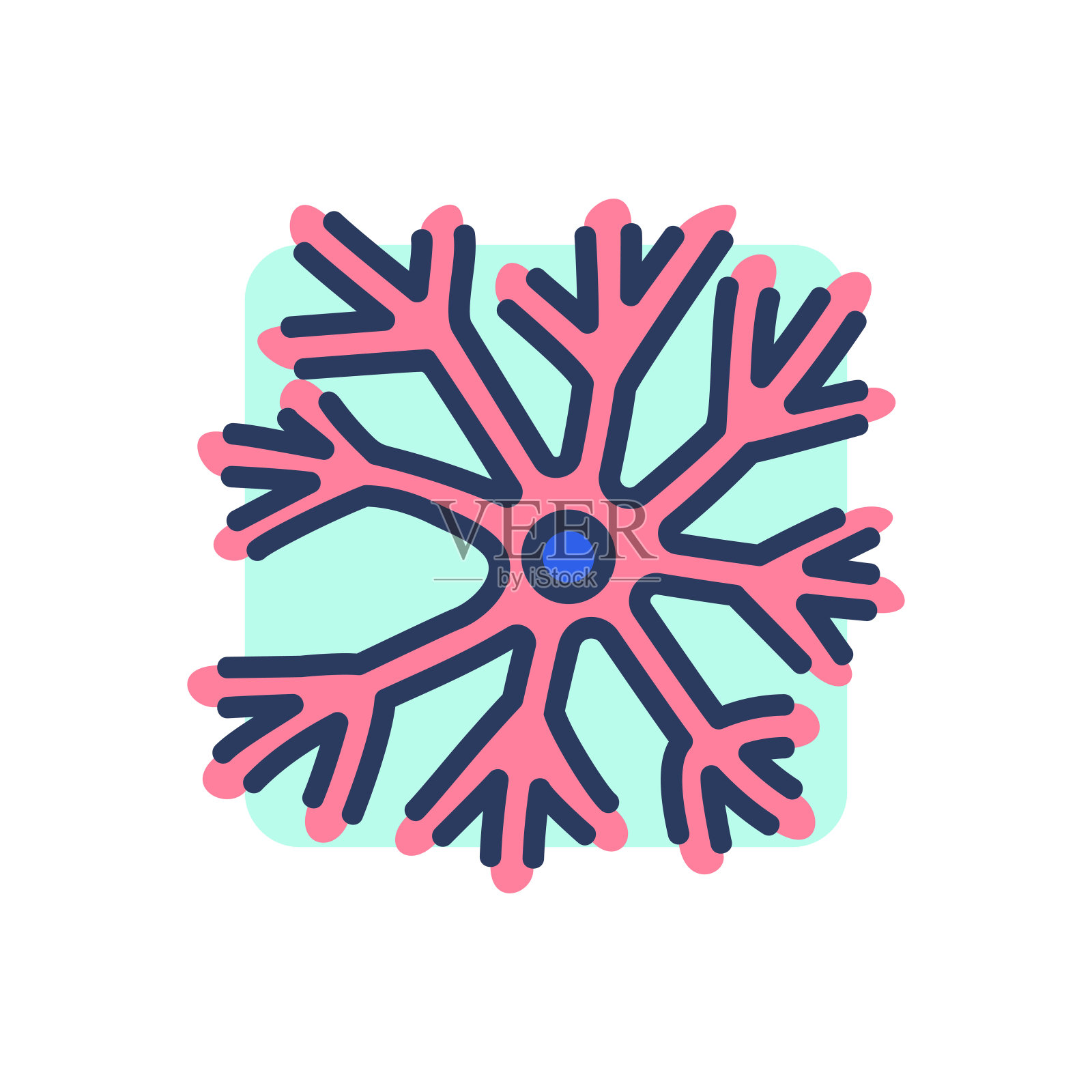 神经元细线图标插画图片素材