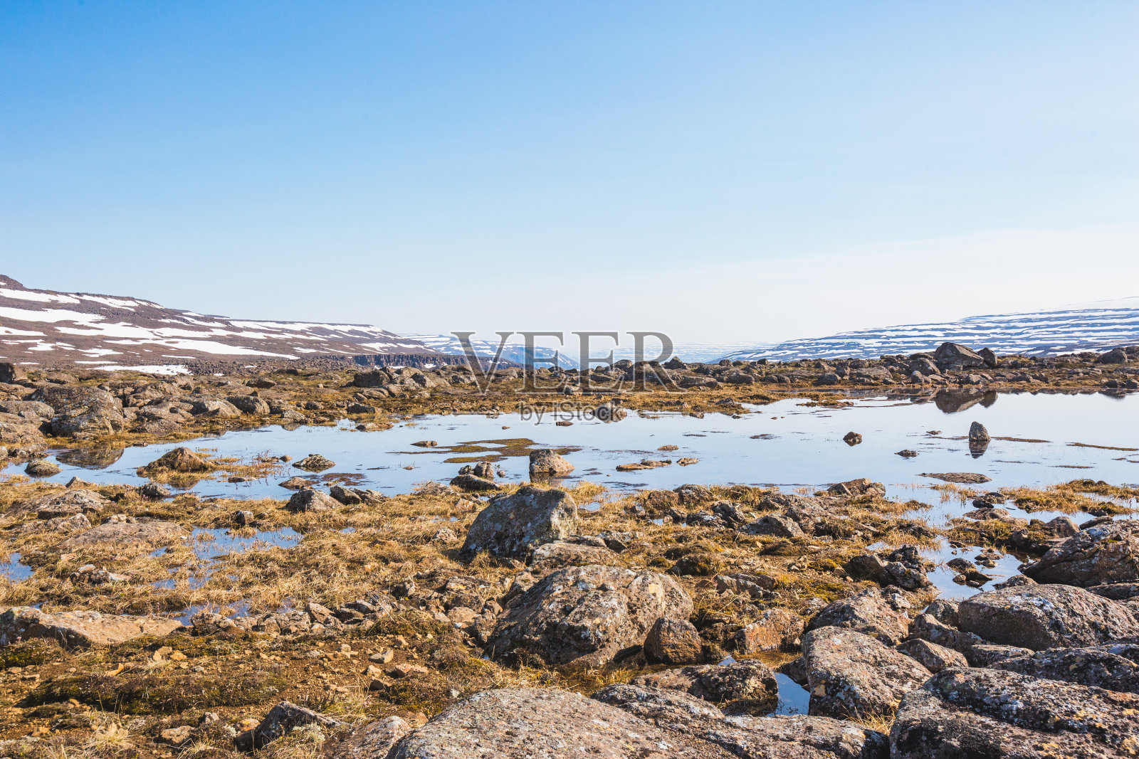 普托拉纳高原上的湖泊。俄罗斯,Taimyr照片摄影图片