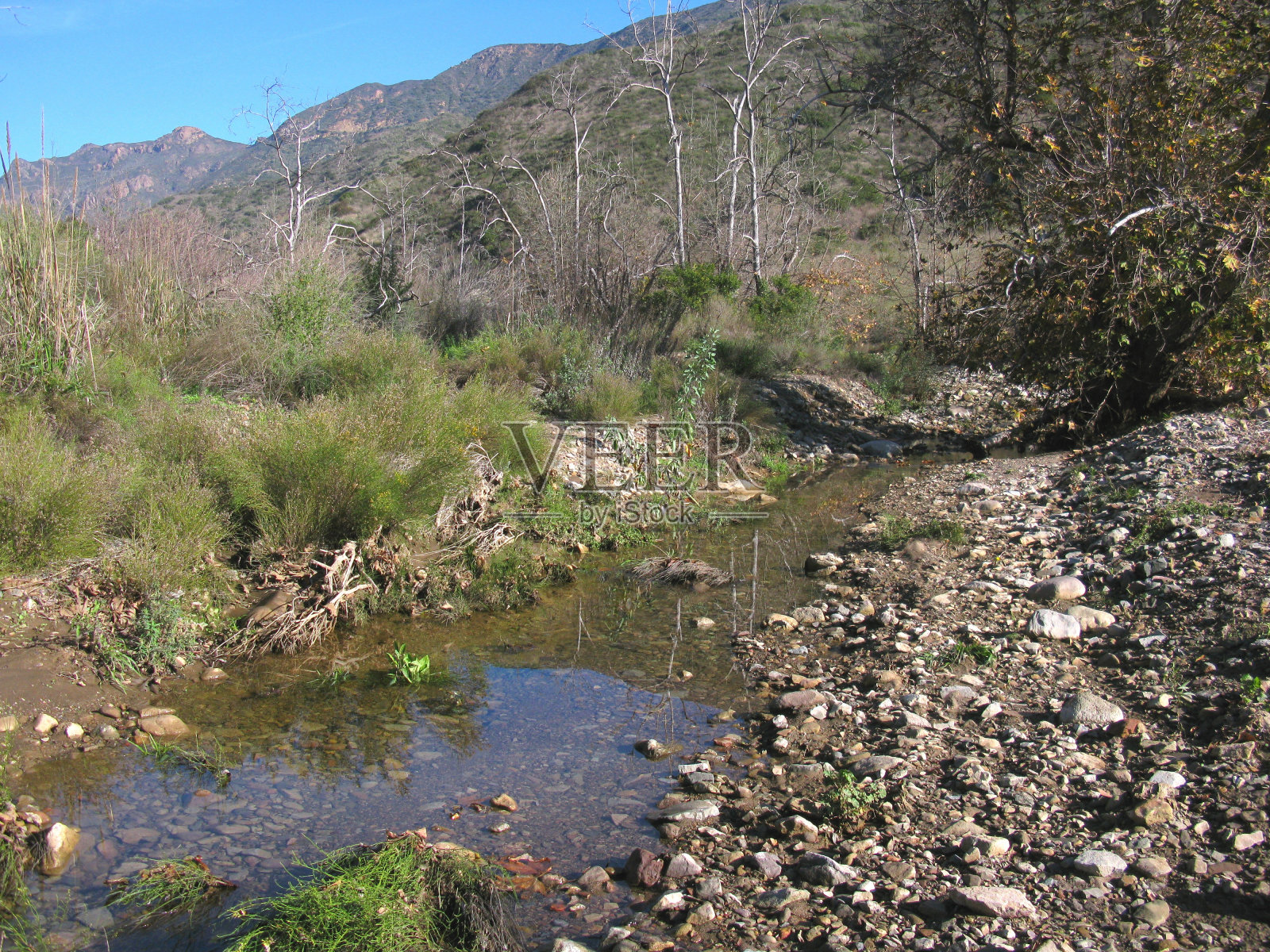 祖玛峡谷溪,加利福尼亚照片摄影图片