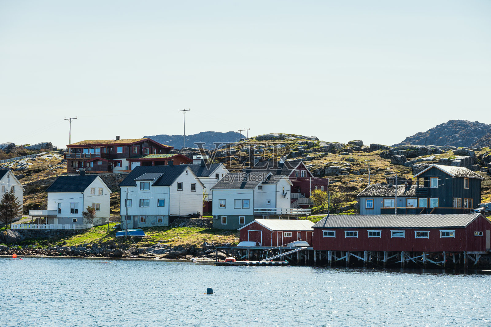 挪威马格罗亚岛内部的景观照片摄影图片