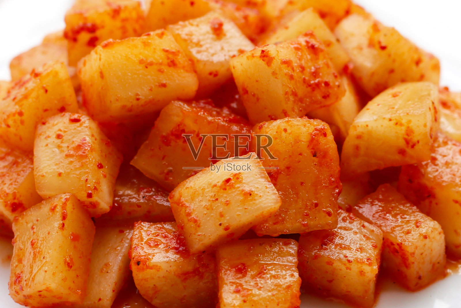 萝卜泡菜。好吃又辣照片摄影图片