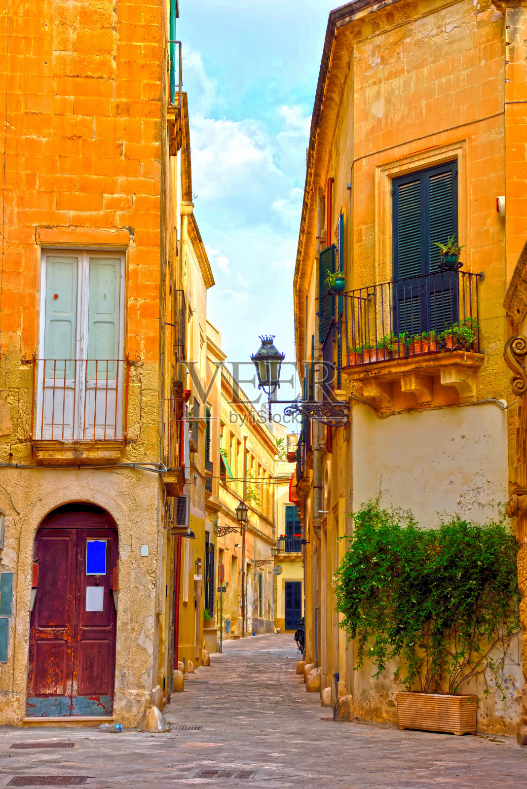 意大利的普利亚莱切照片摄影图片