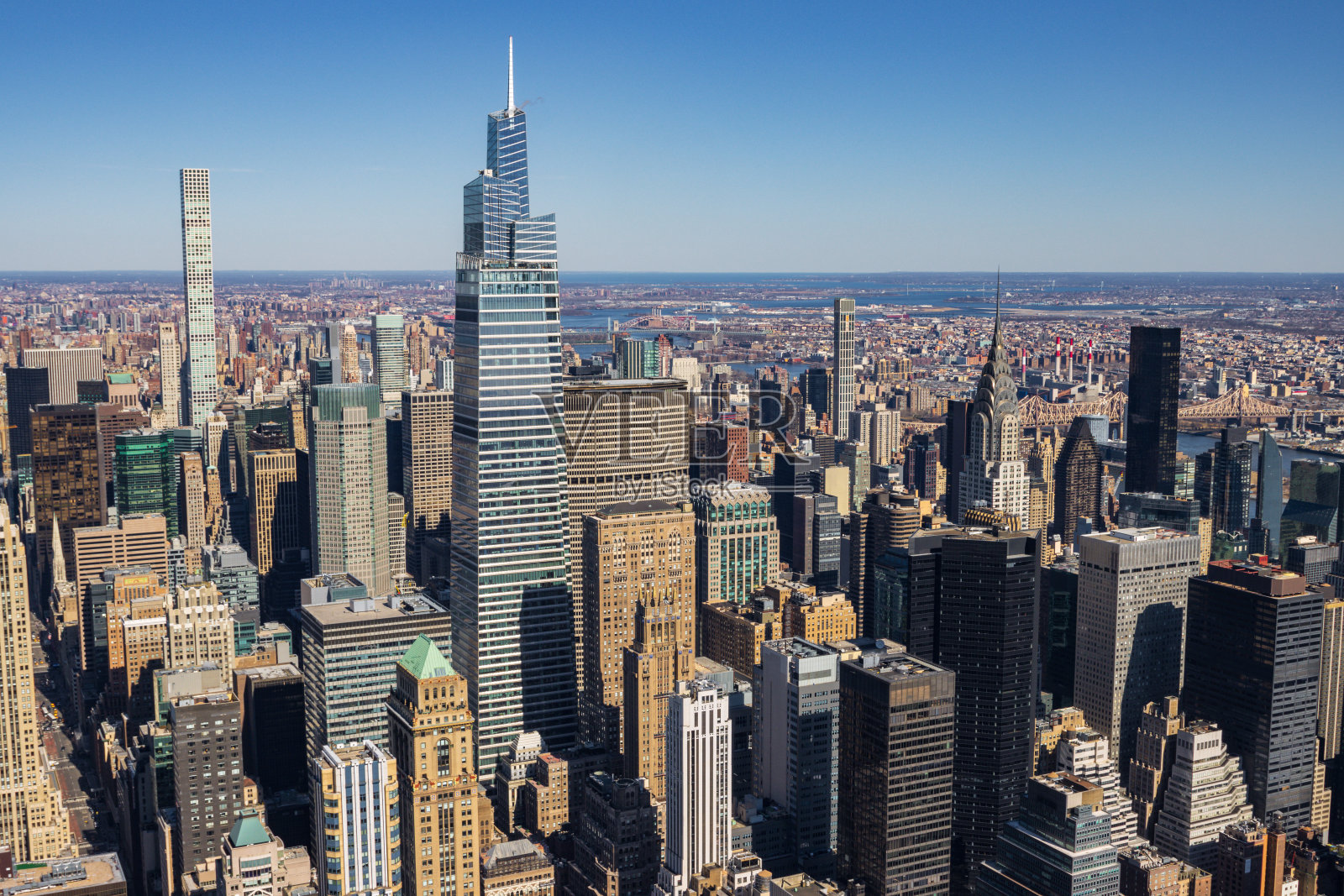 从纽约帝国大厦俯瞰曼哈顿(美国)照片摄影图片