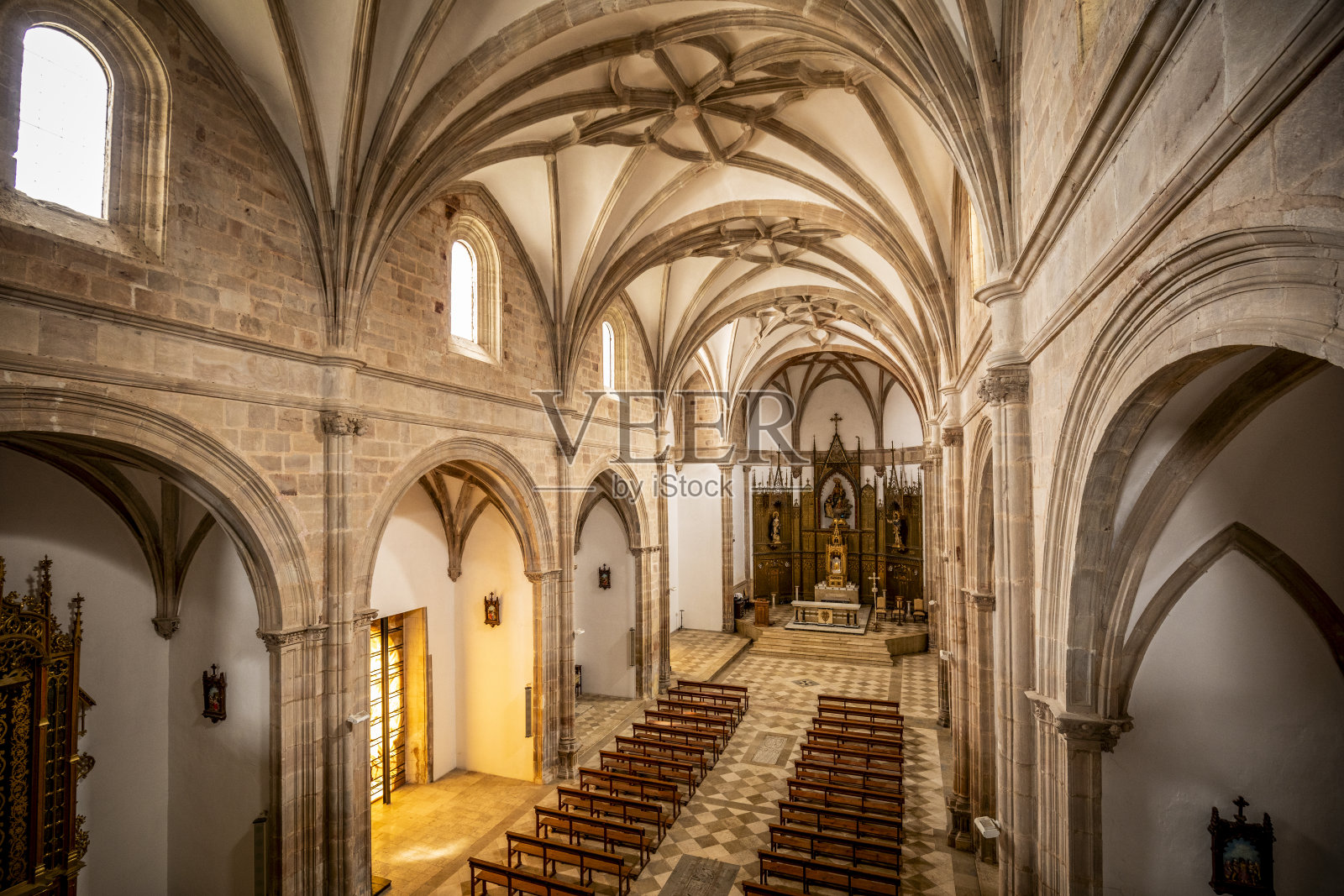 La Asunción de Calatrava de Almagro修道院礼拜堂内部照片摄影图片