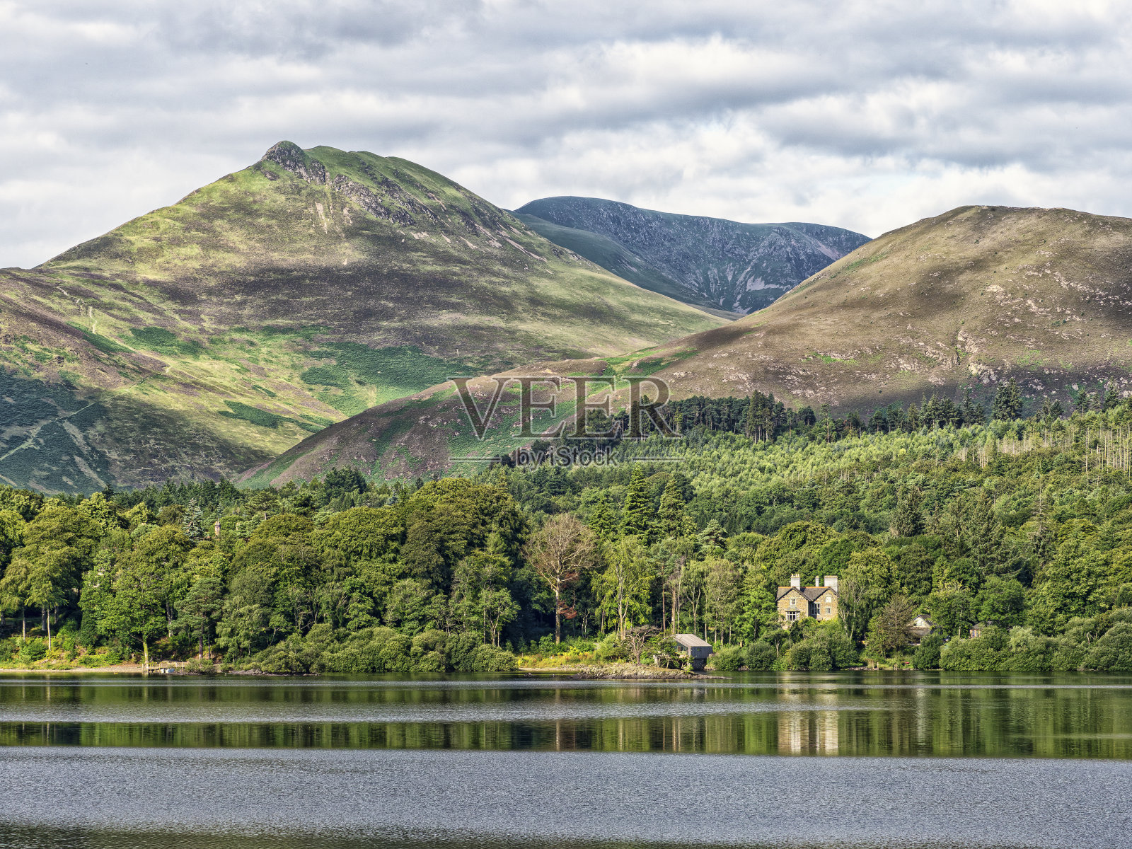 Derwentwater景观照片摄影图片