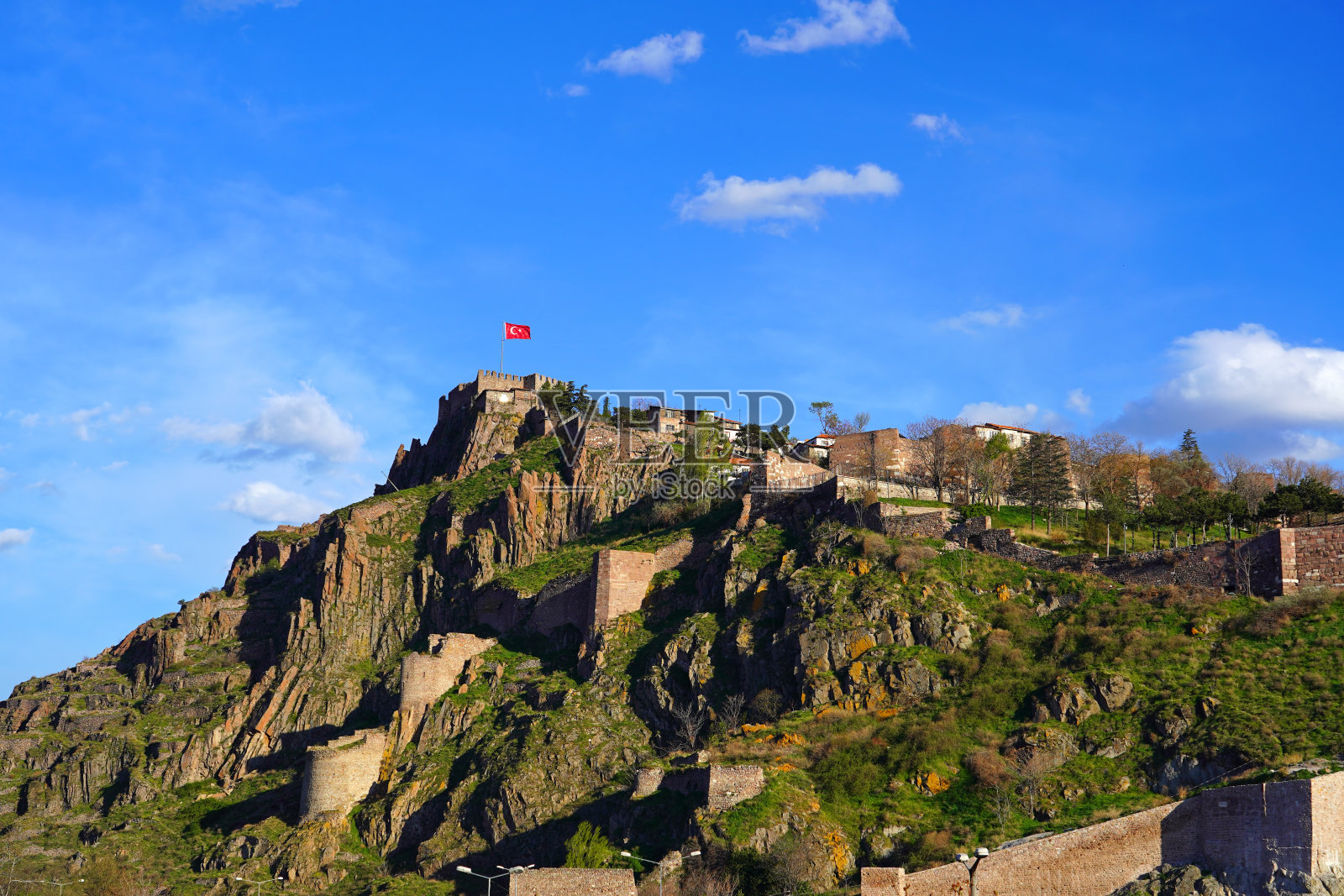 安卡拉乌勒斯的城堡景观照片摄影图片