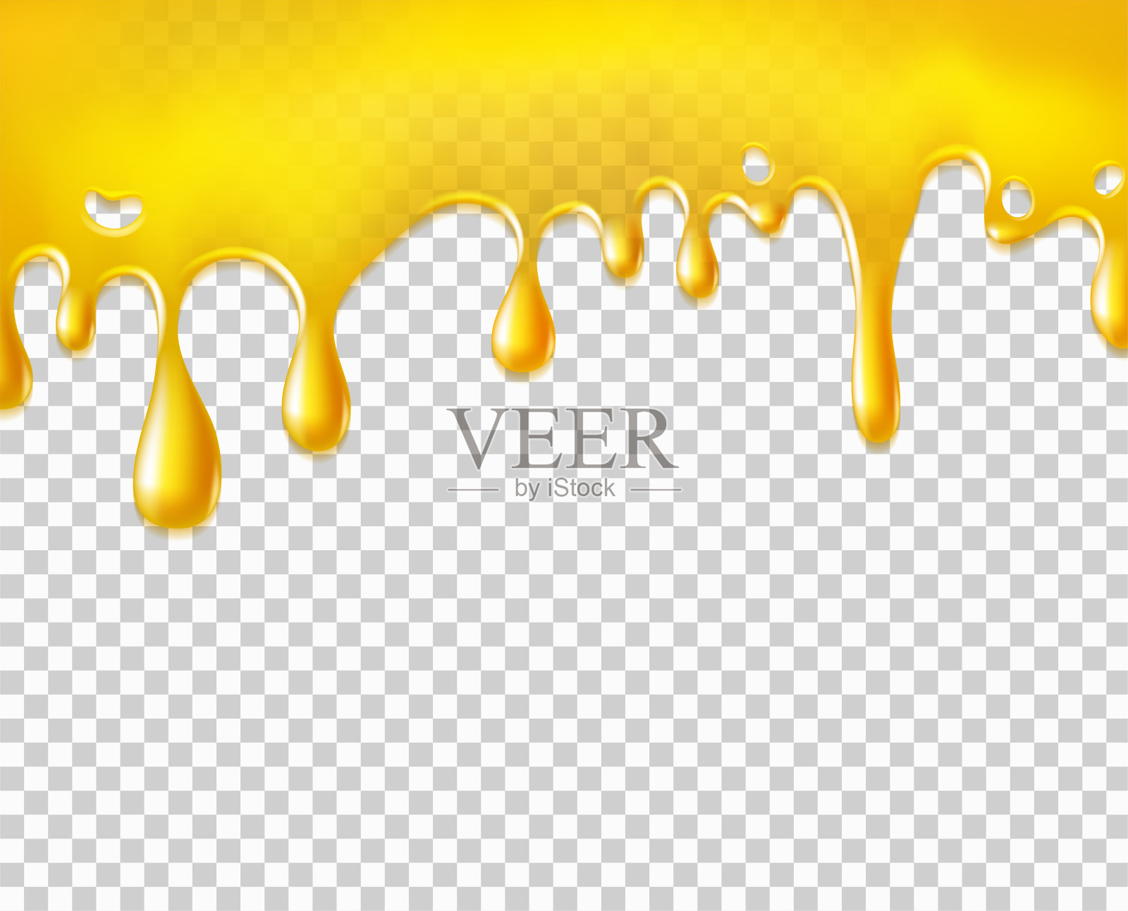 滴蜜背景。插画图片素材