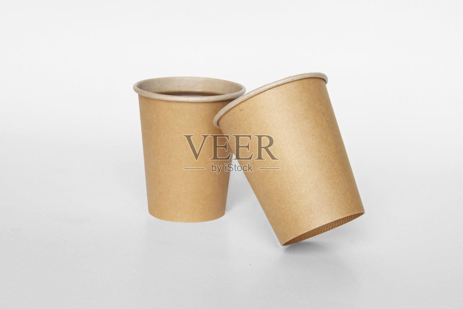 咖啡杯模型3D渲染孤立的背景照片摄影图片