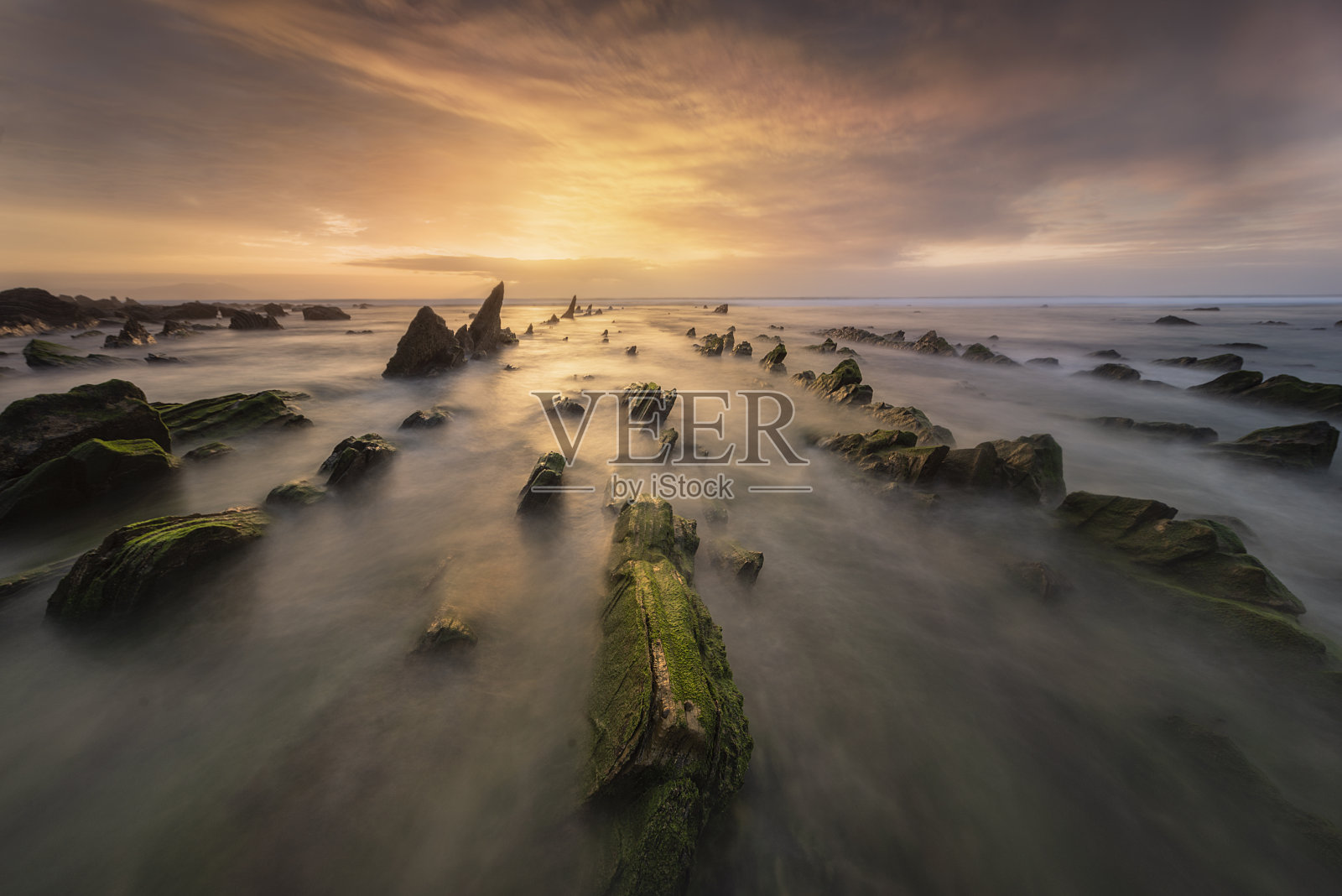 Barrika海滩照片摄影图片