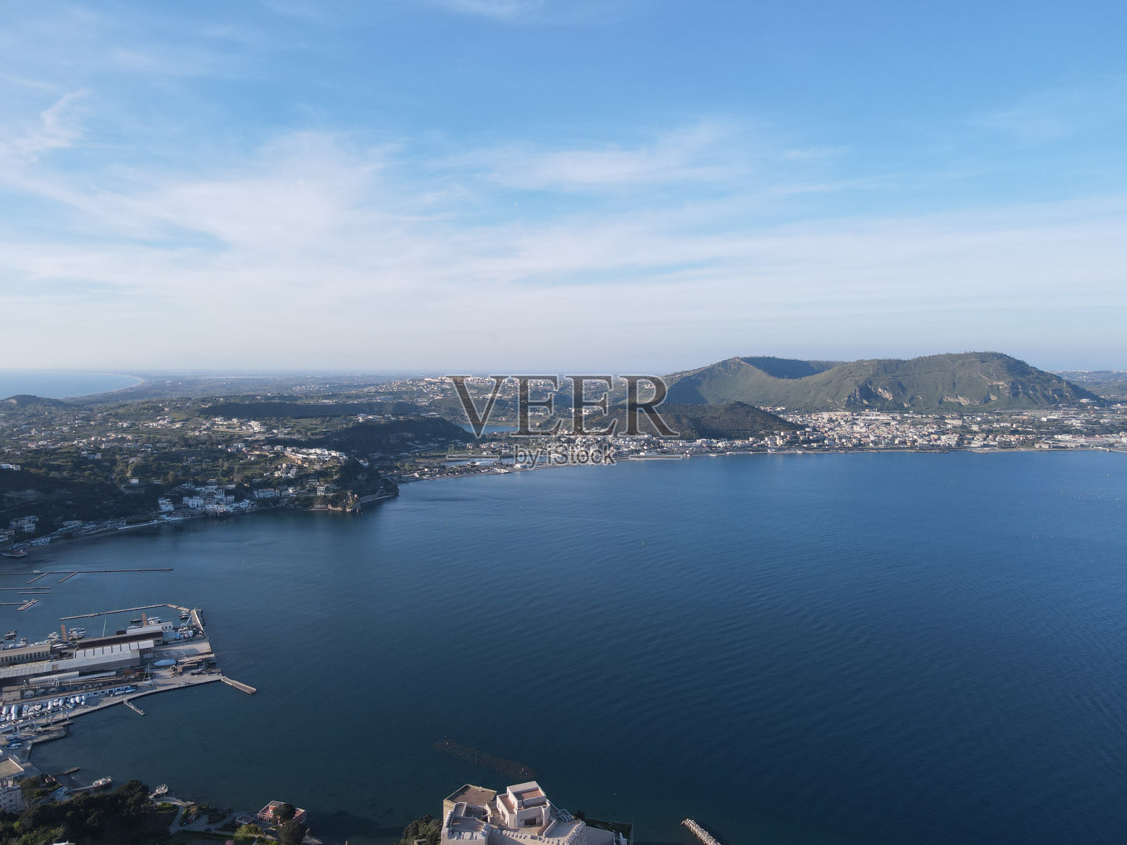 无人机拍的海景照片摄影图片