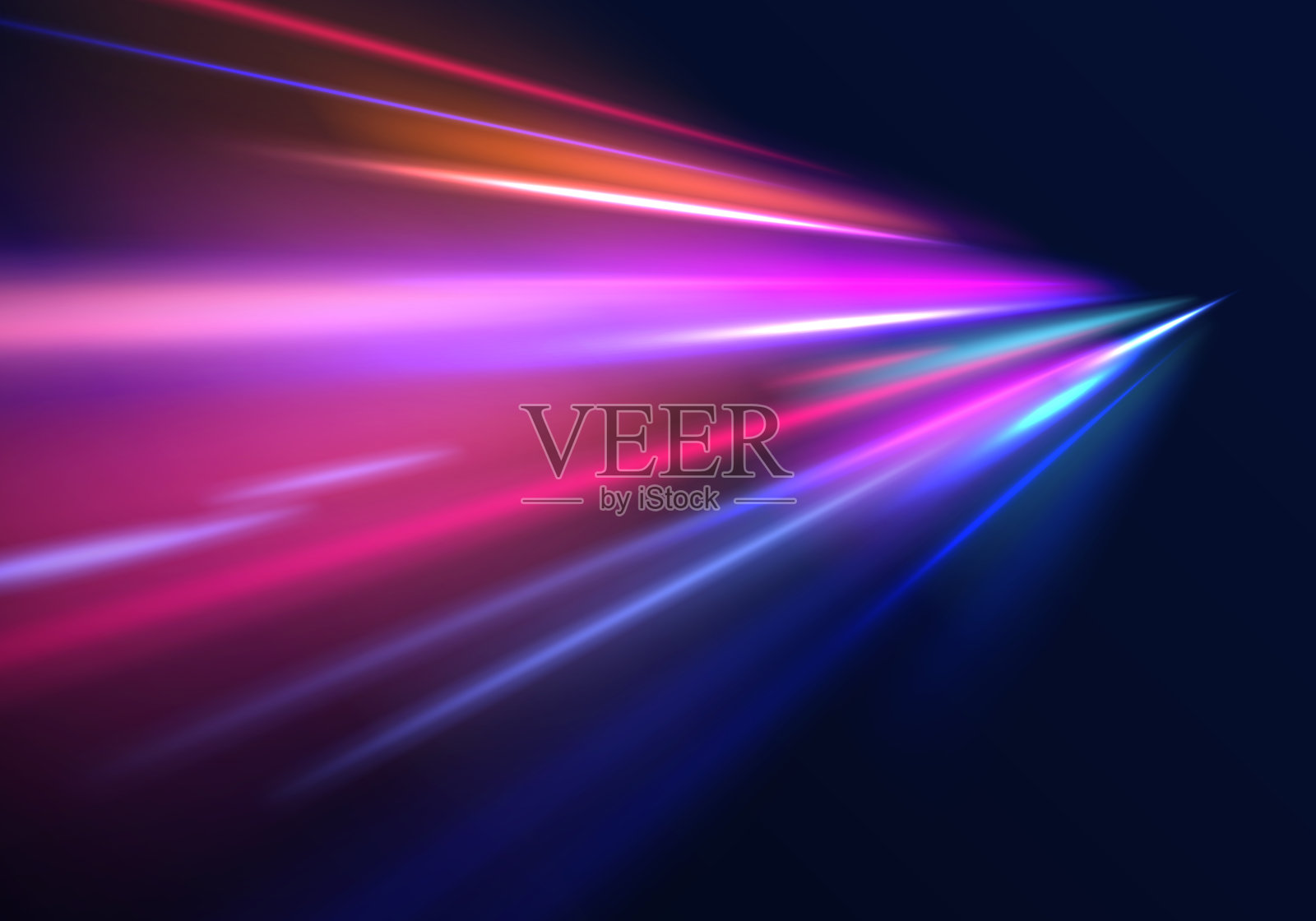 速度霓虹灯线插画图片素材