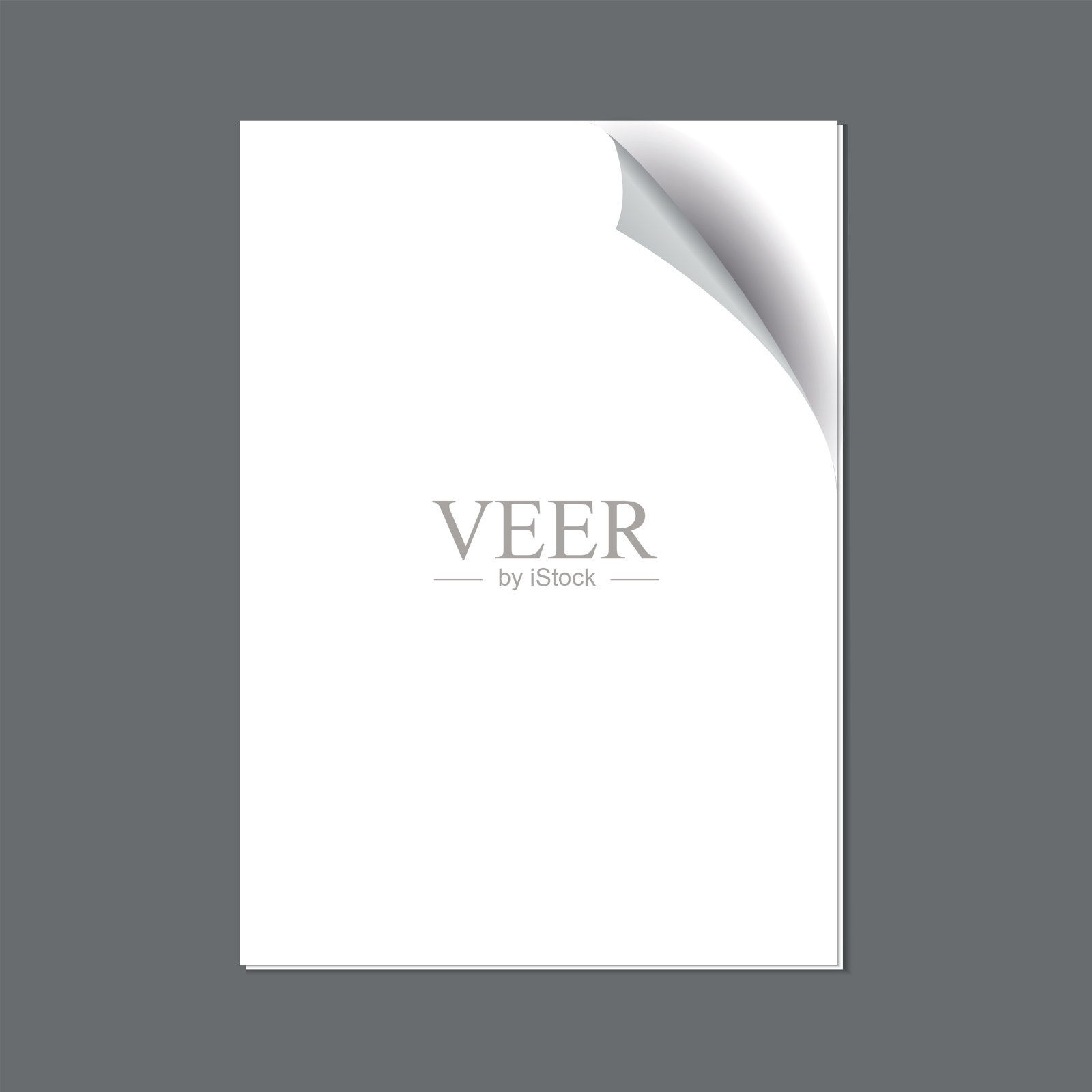 空纸页模板插画图片素材