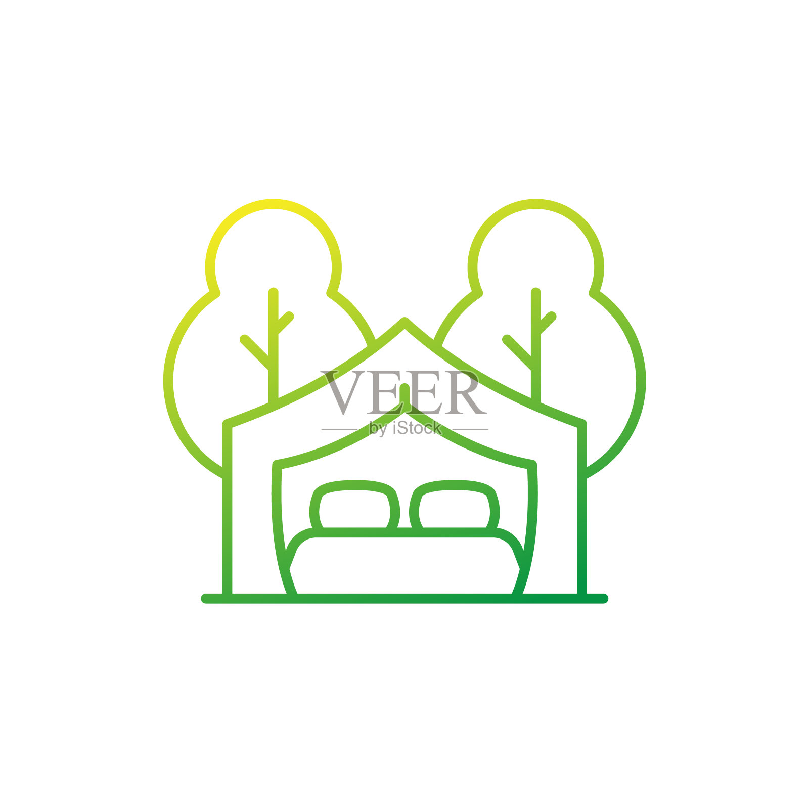 健身,健康,健身房时尚图标上的圆圈插画图片素材