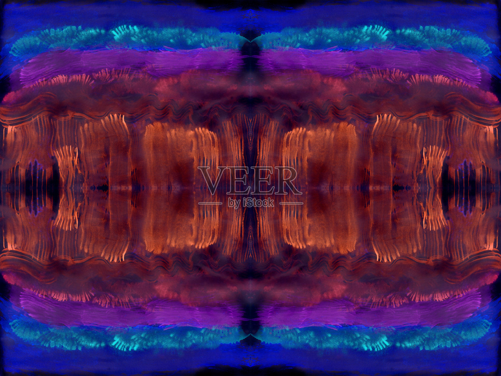 能量脉动插画图片素材