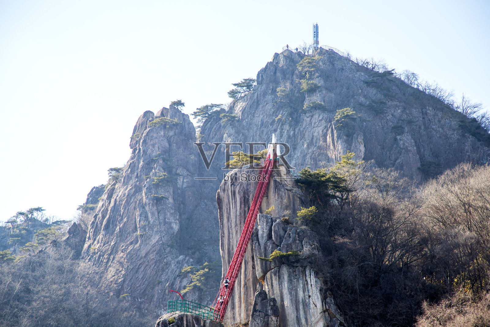大田山陡峭的阶梯照片摄影图片