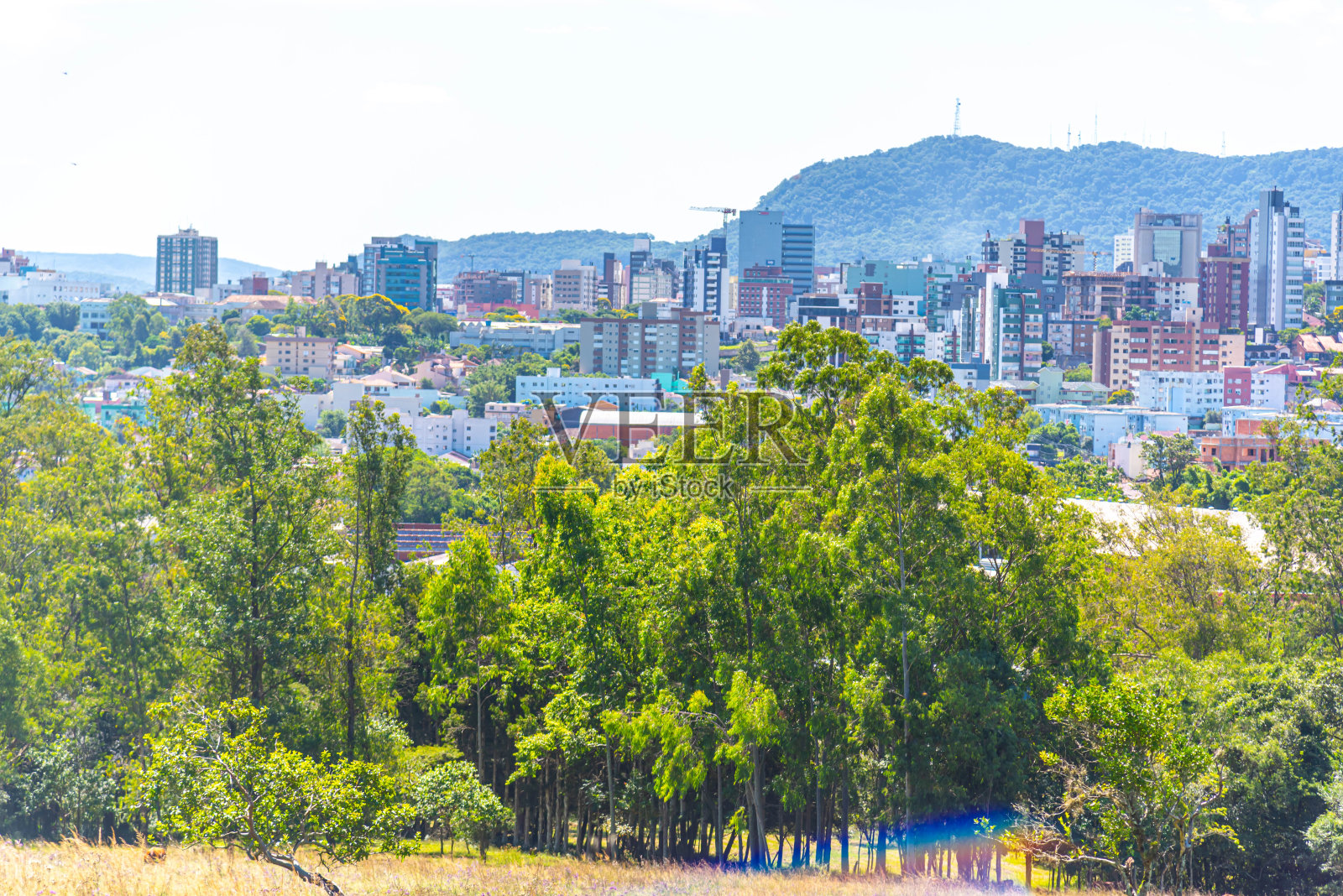 圣玛丽亚市的景色,RS,巴西照片摄影图片