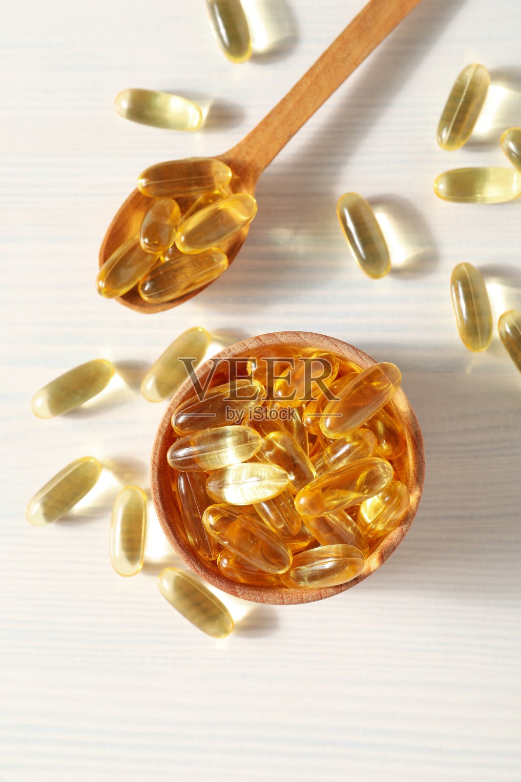 免疫支持胶囊-欧米茄,保健理念照片摄影图片