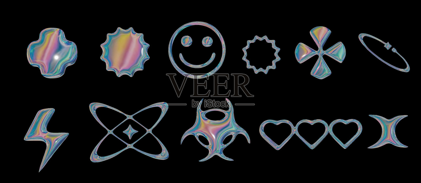 y2k元素插画图片素材