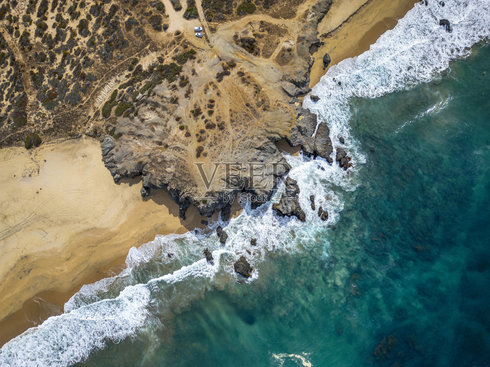 下加利福尼亚州南太平洋海滩航拍全景景观圣何塞德尔卡波照片摄影图片