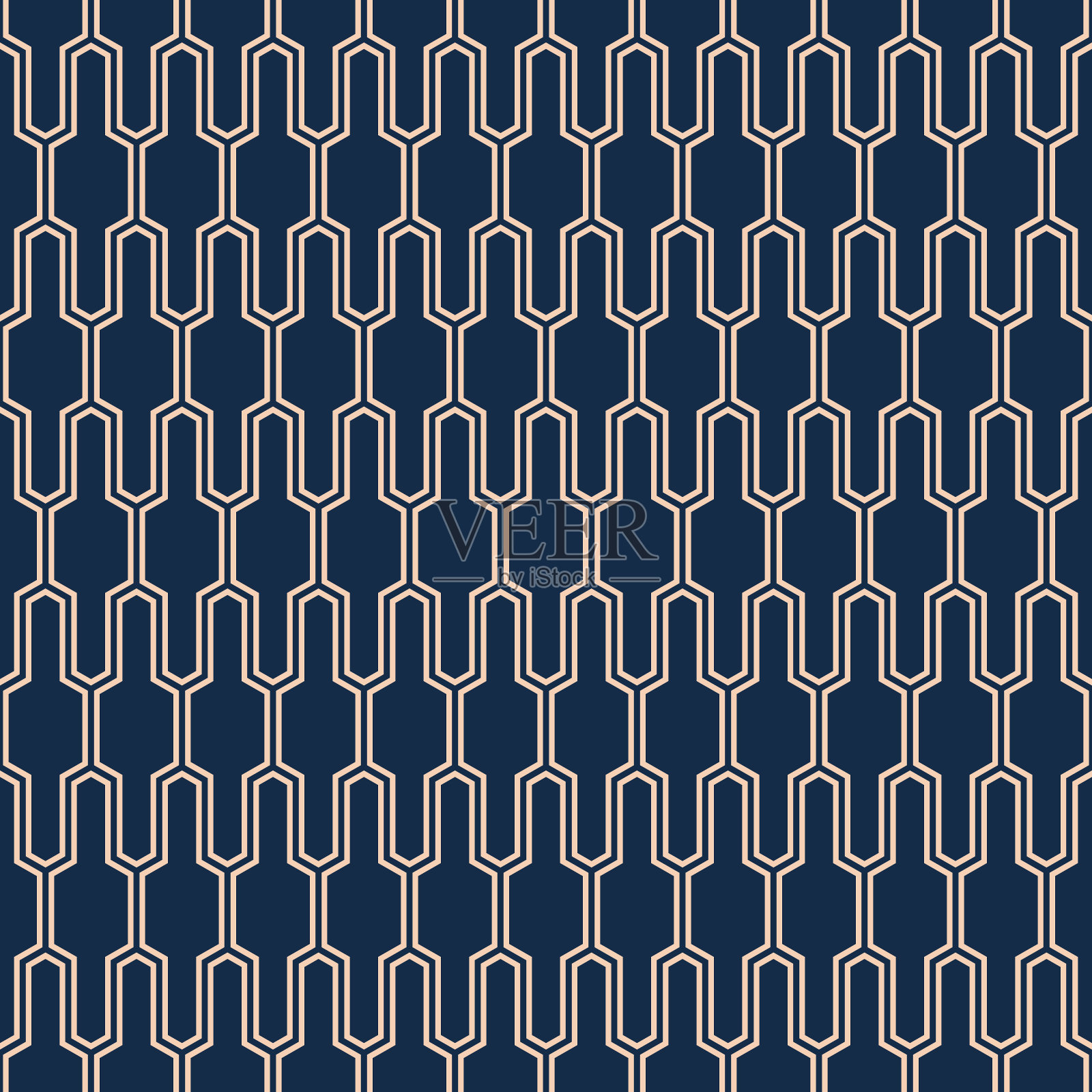 无缝几何图案。插画图片素材