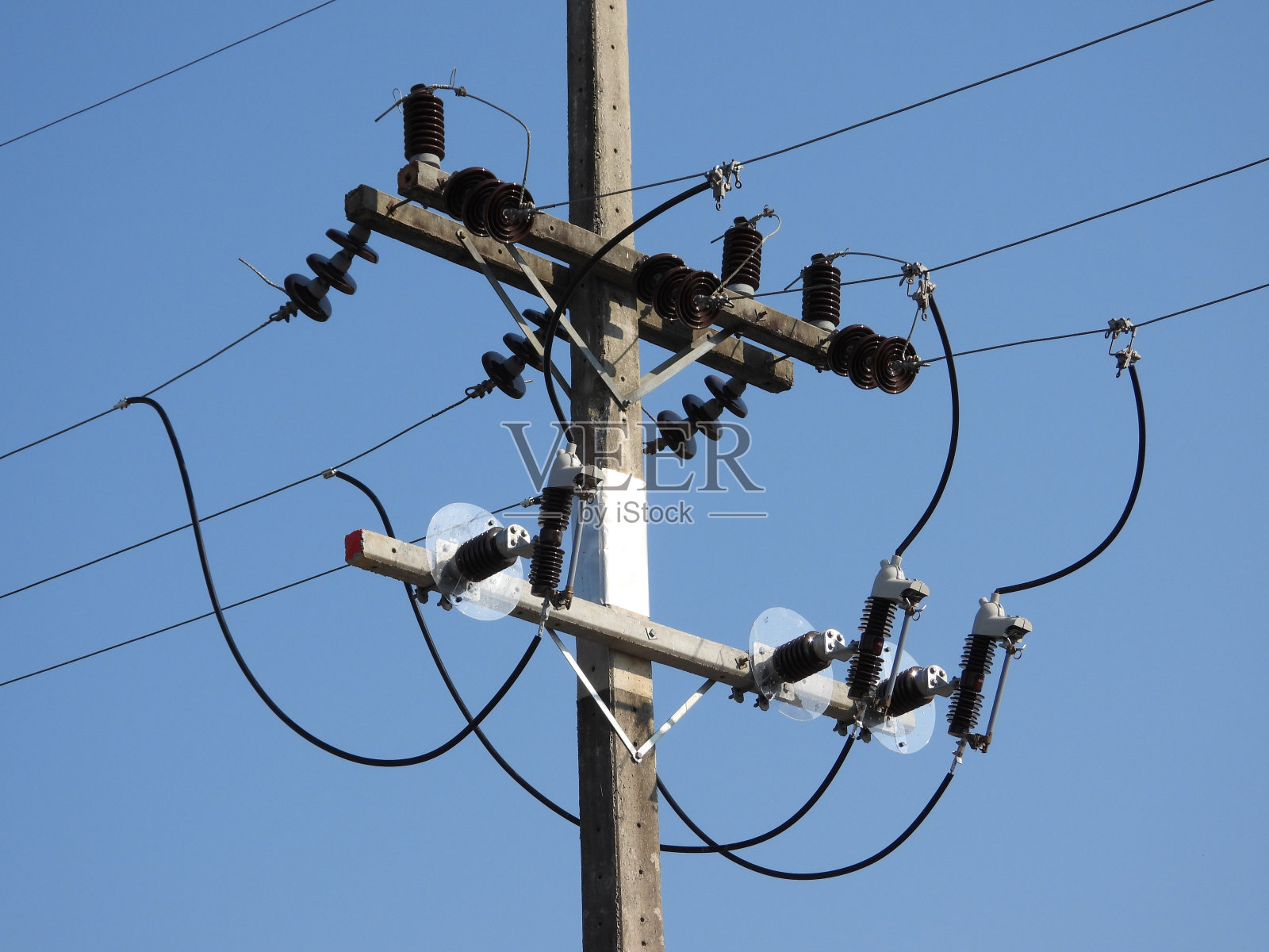 配电系统熔断器断路照片摄影图片