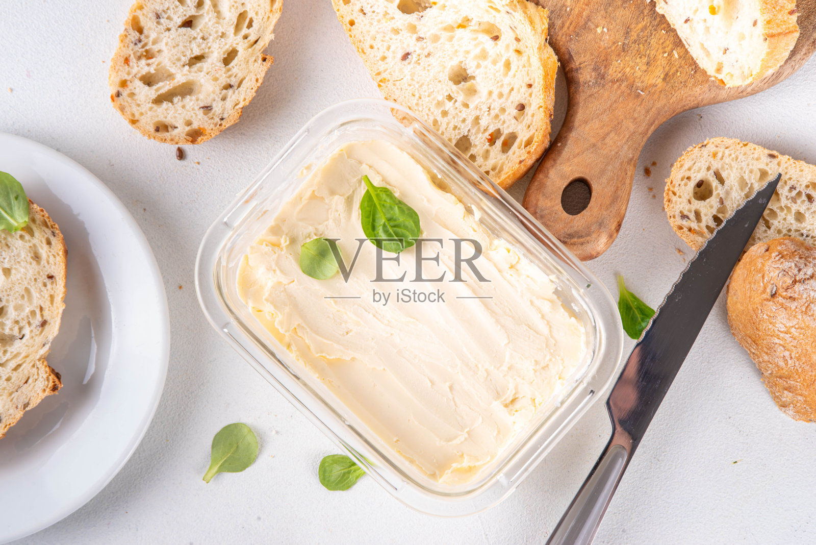 自制素食黄油照片摄影图片