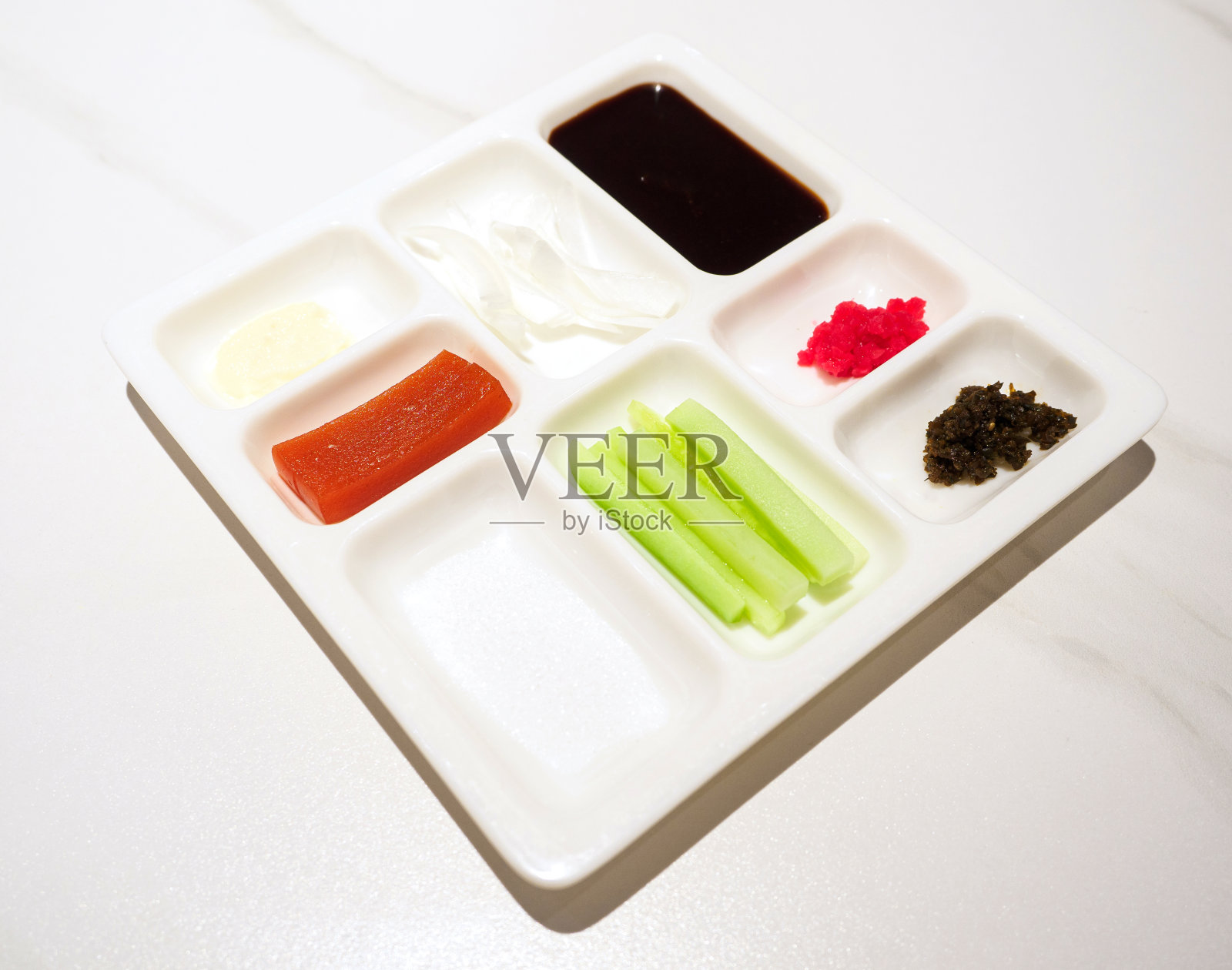 北京烤鸭配菜照片摄影图片