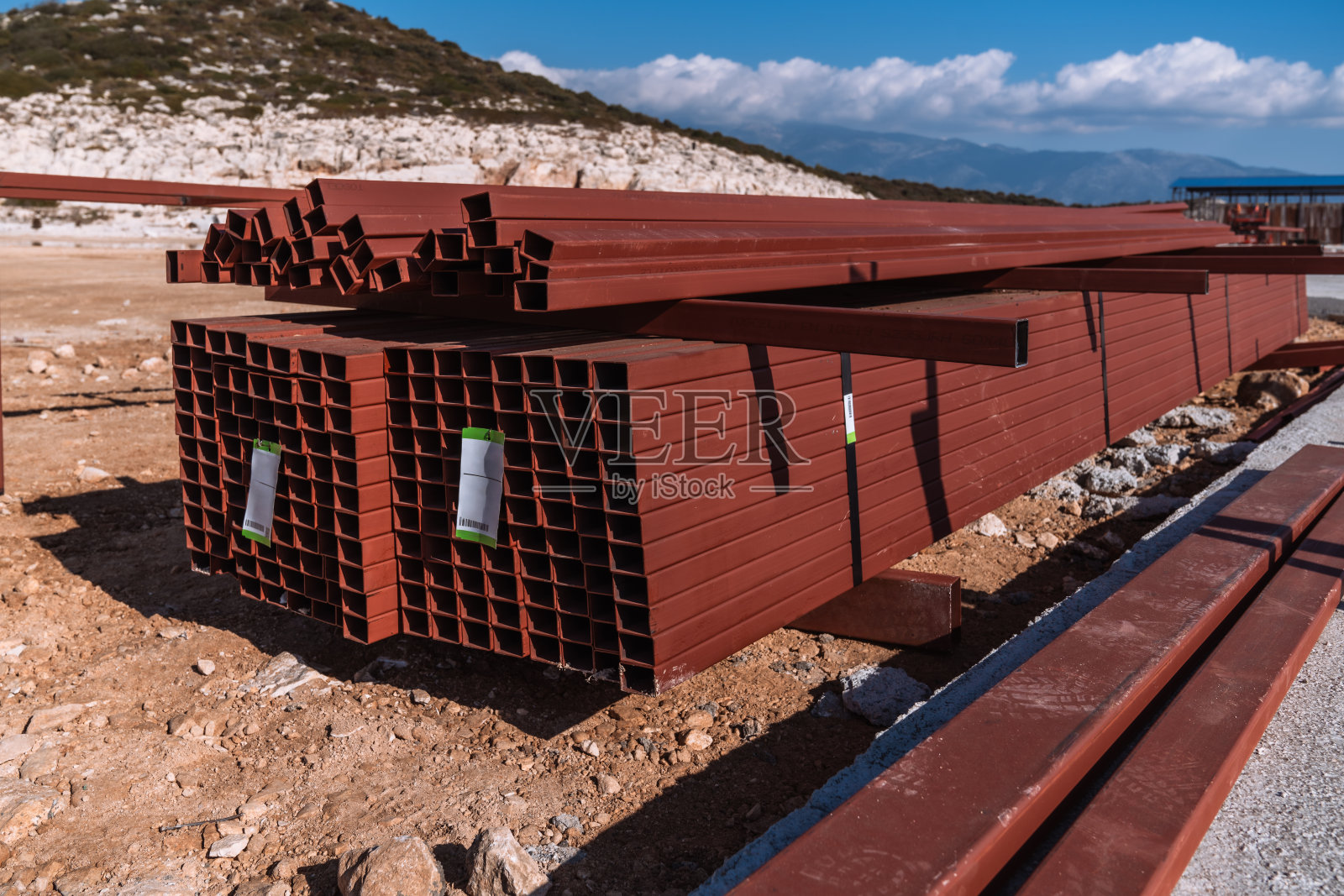 摘要钢铁重工全景背景照片摄影图片