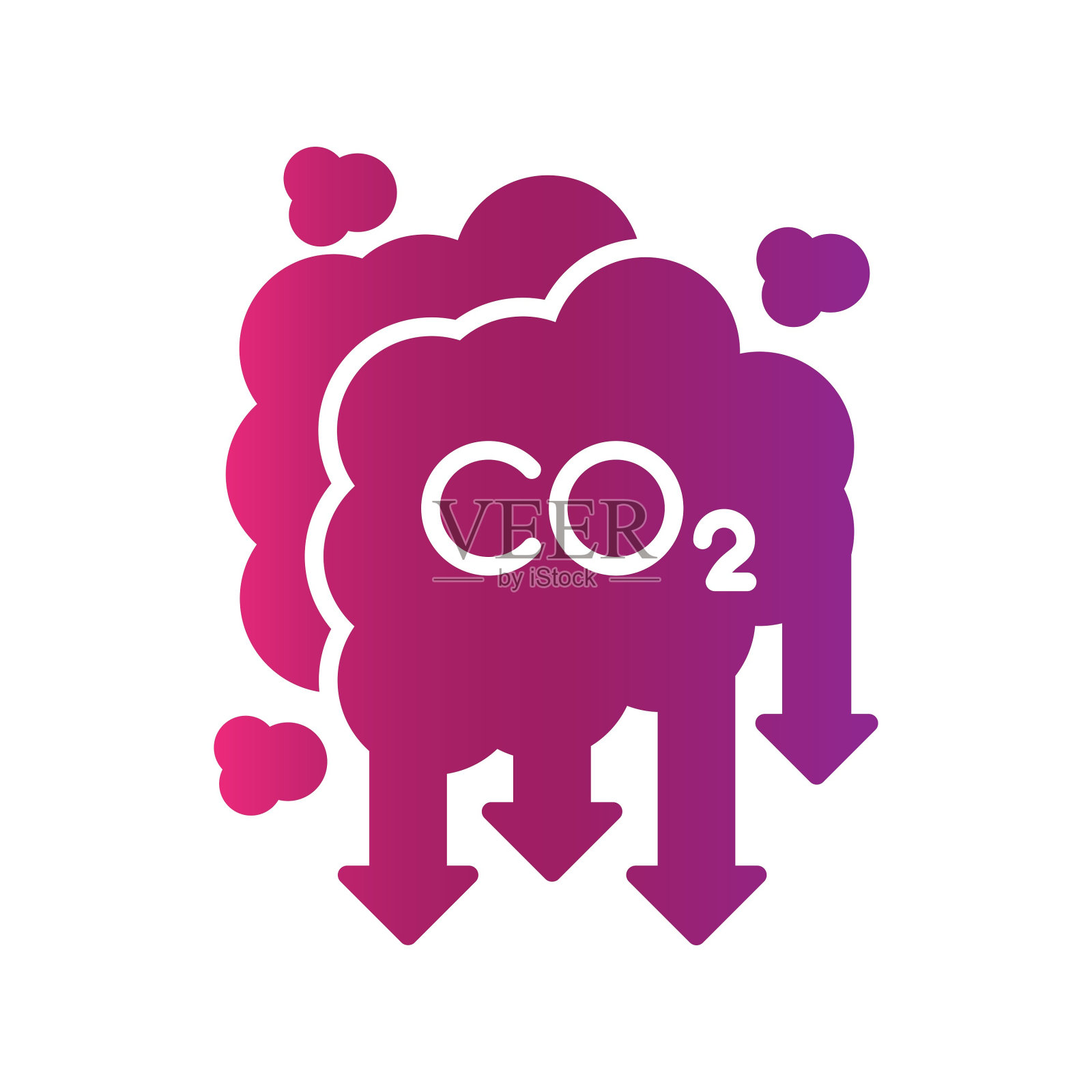 空气污染图标插画图片素材