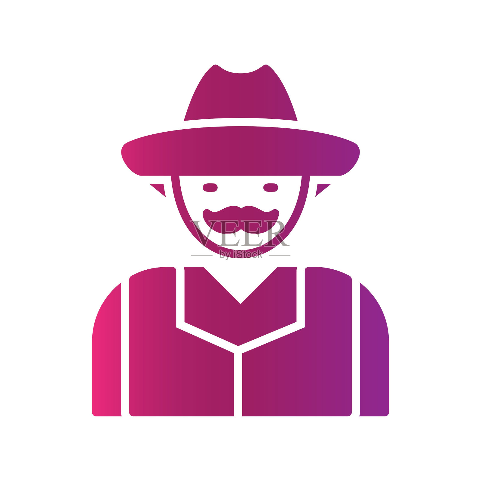 农民图标插画图片素材