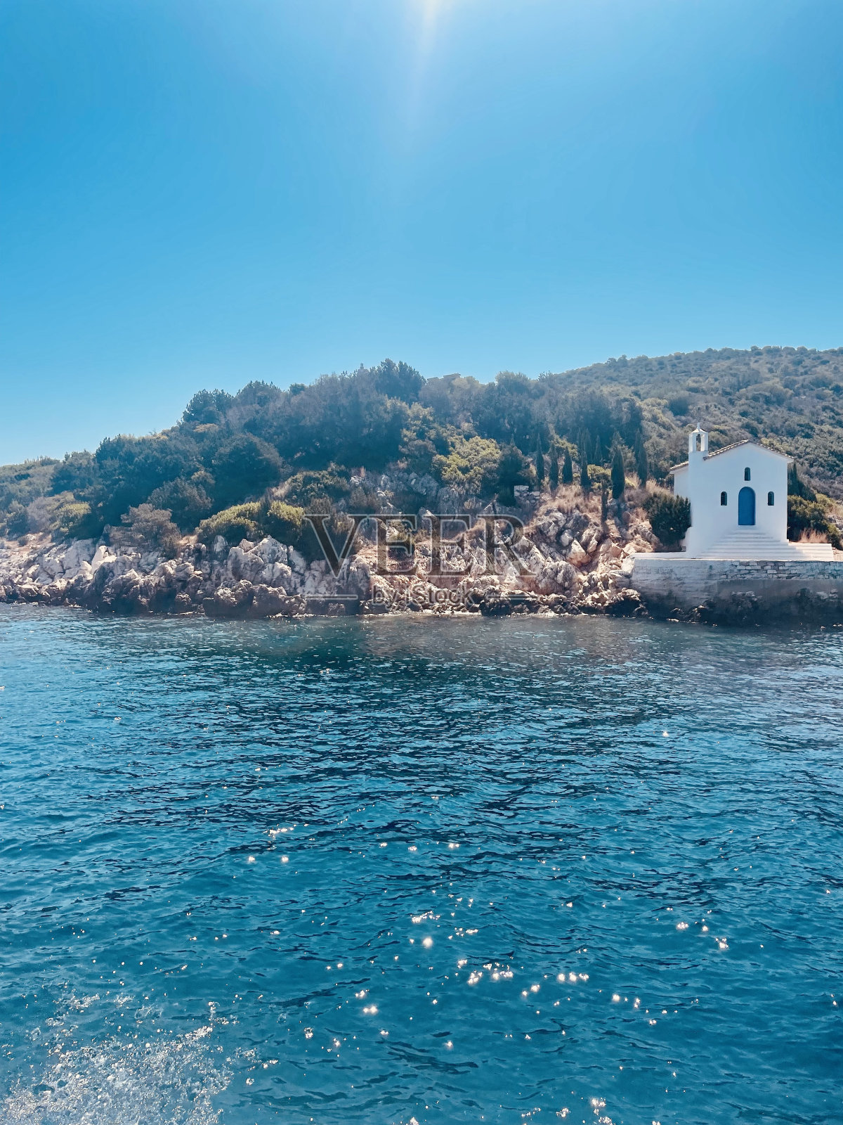 伊萨卡岛海照片摄影图片