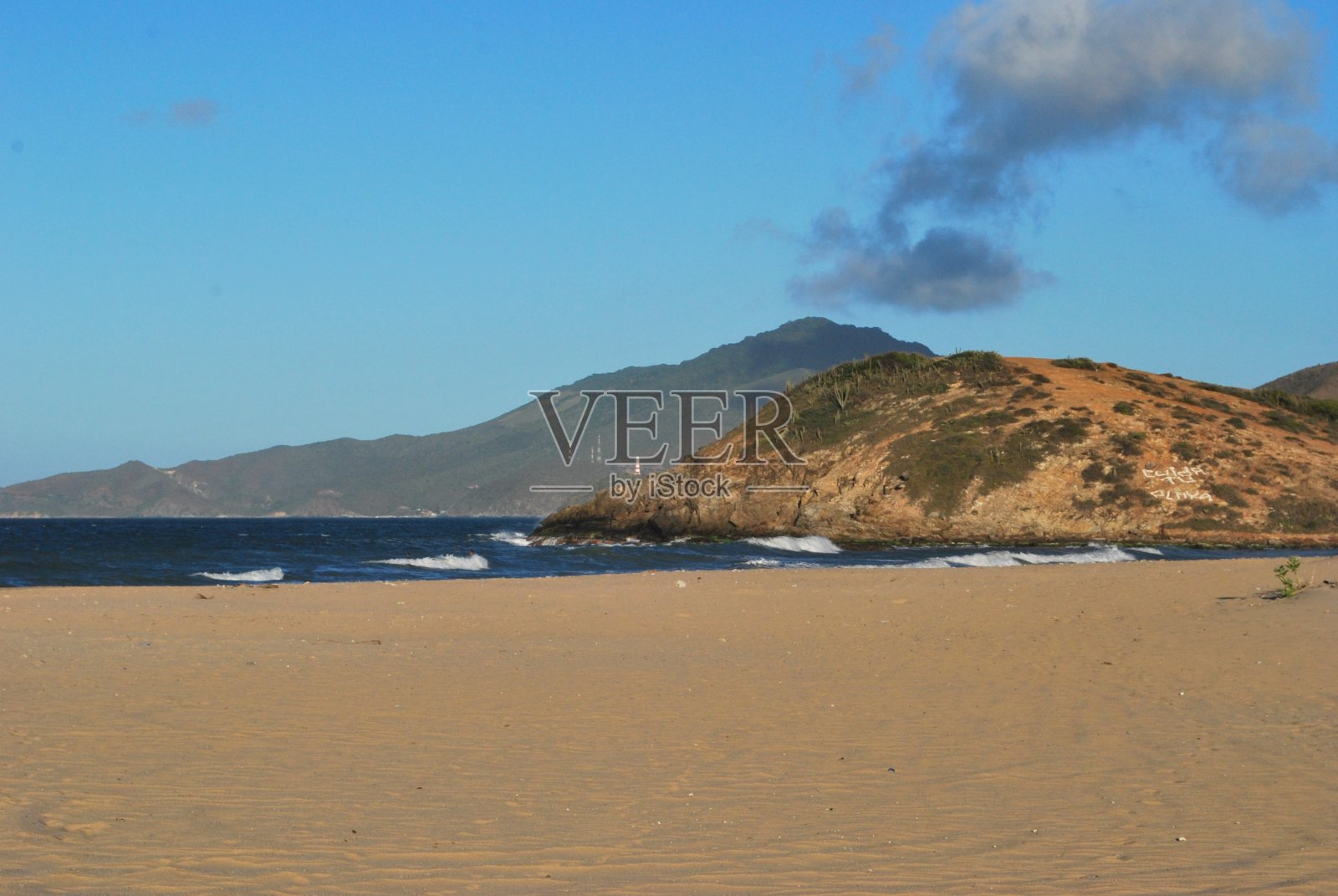 像新埃斯帕塔岛这样的岛屿给了我们许多海景。照片摄影图片