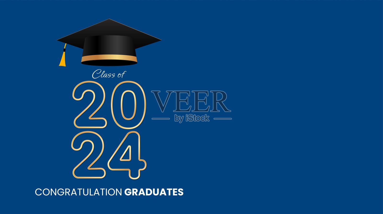 2023届毕业生,恭喜毕业。向量插画图片素材