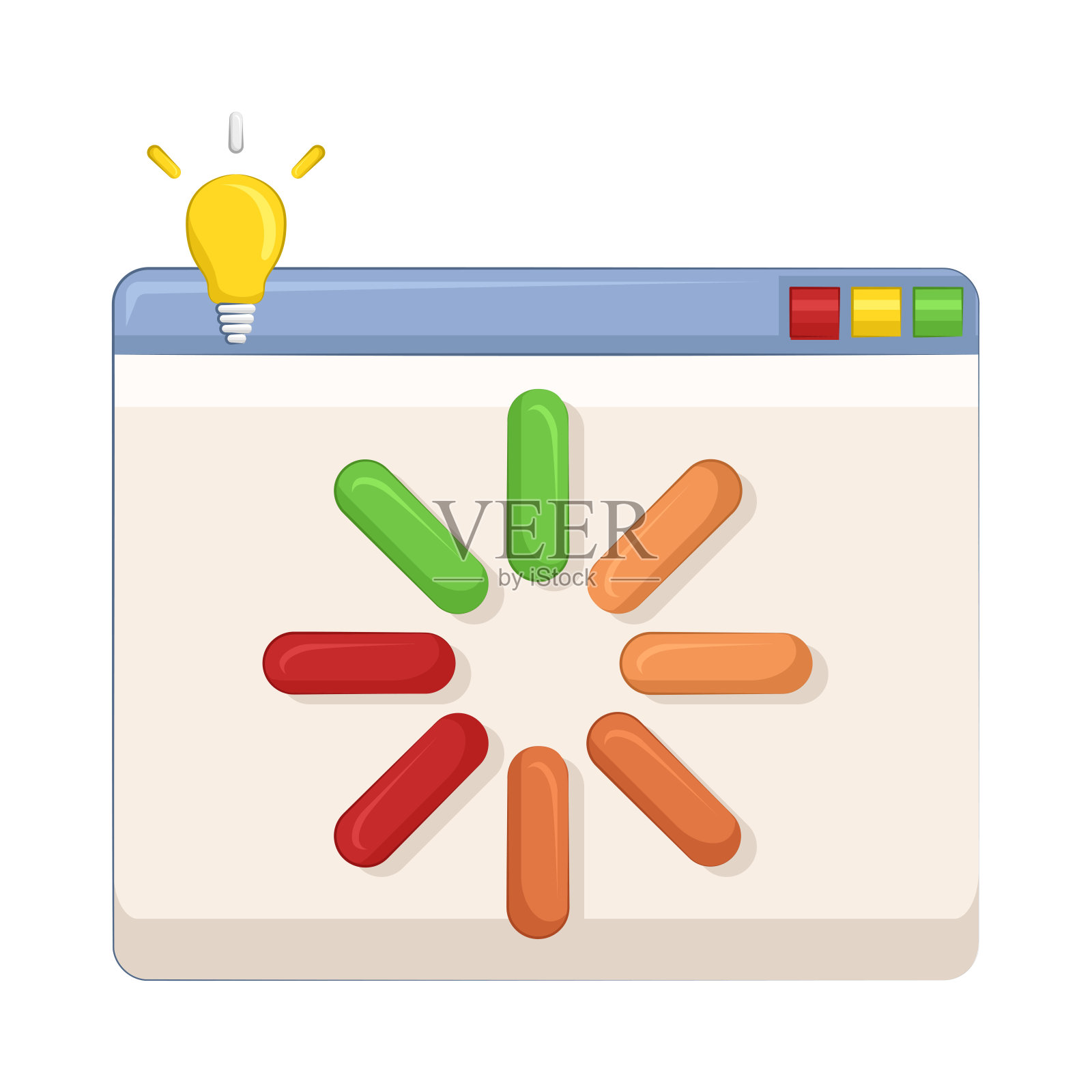 网站加载插画图片素材