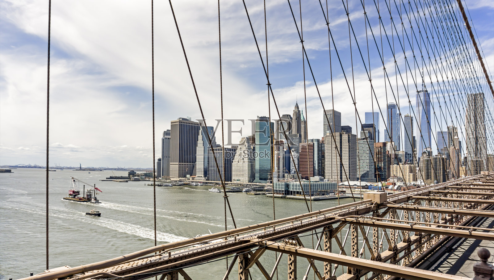 布鲁克林大桥,纽约照片摄影图片